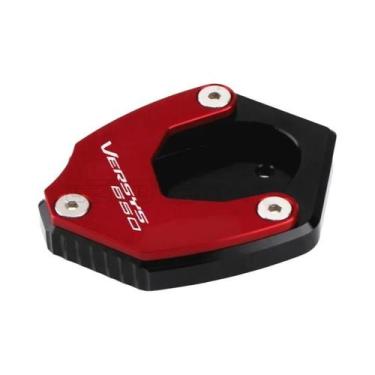 Imagem de Suporte Lateral CNC Versys 650 Com Extensão De Base Em ABS Para Motoci