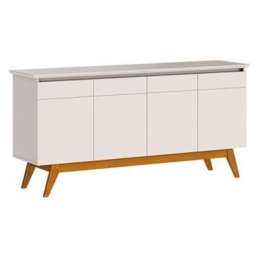 Imagem de Aparador para Sala Buffet Classic 1.6 com Gaveta Off White - Imcal