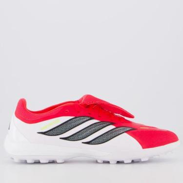 Imagem de Chuteira Adidas Predator League Society Vermelha e, 40