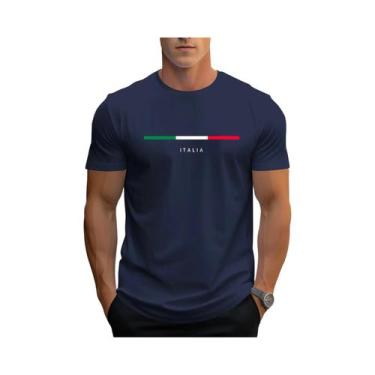 Imagem de Camiseta Masculina plus Size De Verão Em Algodão Casual Com Estampa IT