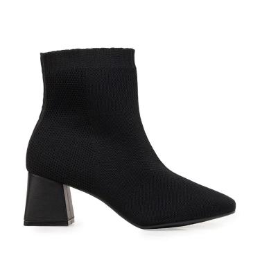 Imagem de Bota Feminina Cano Baixo Salto Quadrado Bebecê  T4414-262