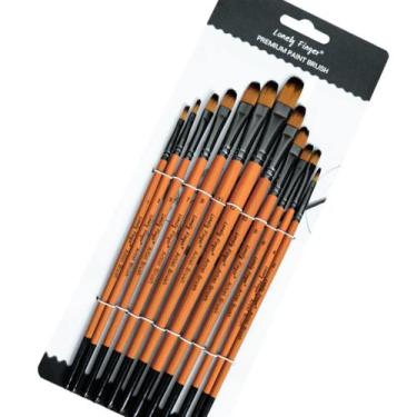 Imagem de Conjunto De Pincéis De Pintura Premium Para Artistas Com 12/48 Peças, 