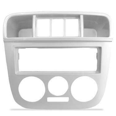 Imagem de Moldura De Painel 1 Din Vw Gol Saveiro Parati G4 - Prata