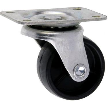 Imagem de Rodízio Grande Aço Carbono Zincado e Roda 40mm Plástico PVC 35 Peças - STARFER