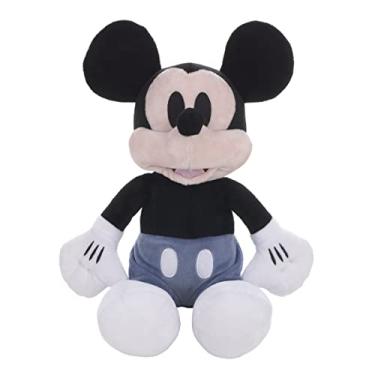 Imagem de Disney Mickey Mouse Bicho de pelúcia preto, branco e azul