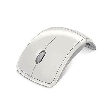 Imagem de Mouse óptico dobrável sem fio sem fio Shelian para notebook PC branco