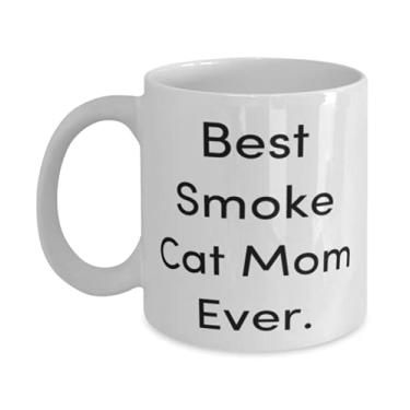 Imagem de Special Smoke Cat, Best Smoke Cat Mom Ever, Divertido Caneca de 325 ml para amantes de gatos de amigos