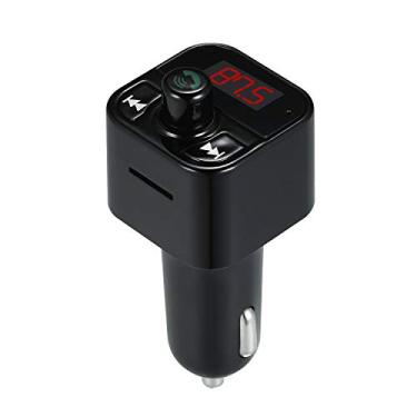 Imagem de Zwbfu Leitor De Música Mp3 / Wav Para Automóvel,Carro MP3 / WAV Music Player BT 5.0 FM Modulador Transmissor Receptor de Áudio Handsfree Sem Fio Carregadores USB Duplo