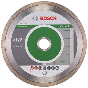 Imagem de Bosch Disco diamantado liso Standard for Ceramic 180 x 22,23 x 1,6 x 7 mm