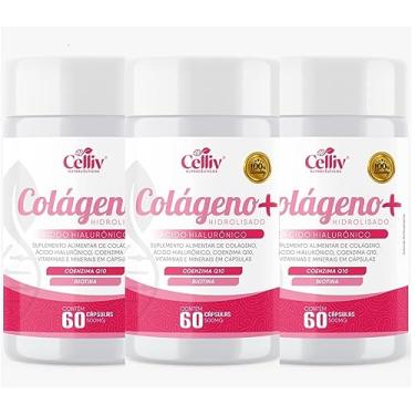 Imagem de Colágeno Hidrolisado +Ac. Hialurônico Q10 Biotina 3x 60 cap