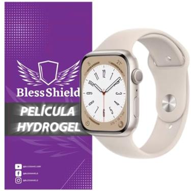 Imagem de Película Hydrogel para Apple Watch Series 8 [45mm] | BlessShield Cobertura Total (3 unidades)