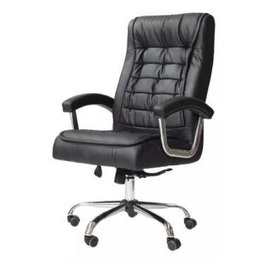Imagem de Cadeira de Escritório Presidente Big Munique Confort Base Giratória com Molas Ensacadas - Preto