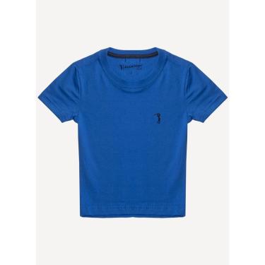 Imagem de Camiseta Aleatory Infantil Básica New Azul-Masculino
