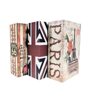 Imagem de Cofre Livro Camuflado com Chave Porta Joia Dinheiro