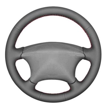 Imagem de Capa de volante, para Citroen Picasso 2001-2008, personalize couro costurado à mão DIY