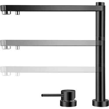 Imagem de Torneiras para pia de cozinha Torneira misturadora de 3 vias para pia de cozinha Torneira misturadora de água potável 3 em 1 Torneira de cozinha de 3 vias para sistema de filtro de água, pre