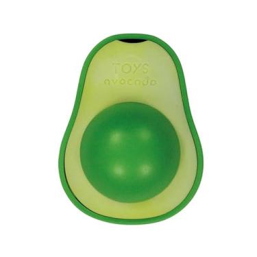Imagem de JAMBO PET Abacate De Brinquedo Bolinha Interativa Com Catnip Erva Natural Para Gatos