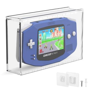 Imagem de CaSZLUTION Caixa de Exibição de Acrílico Transparente para Nintendo Game Boy Advance GBA, Proteção contra Poeira e Exibição na Parede (Apenas o Caixilho)