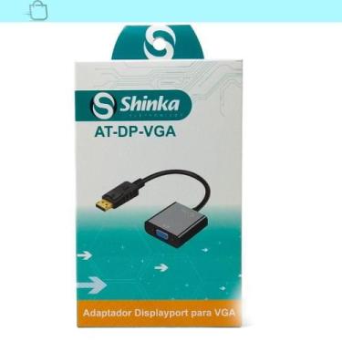 Imagem de Cabo Displayport Para Vga Shinka - Shinka Eletronicos