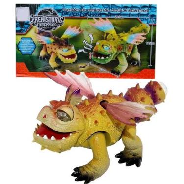 Imagem de Brinquedo Infantil Dragão Com Luz E Som Movimento Dinossauro - Genéric