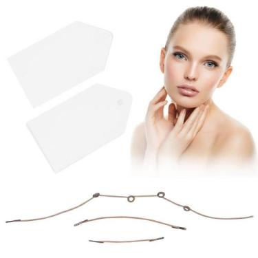 Imagem de Adesivo Facial Lifting Estica Pele Disfarça Rugas 20 Pares - Mark Tray