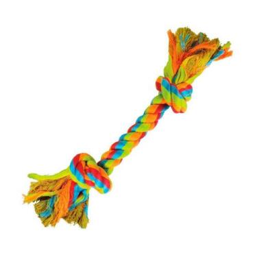 Imagem de Brinquedo Mordedor Corda Dental Bone Color para Cães Jambo - M - Jambo