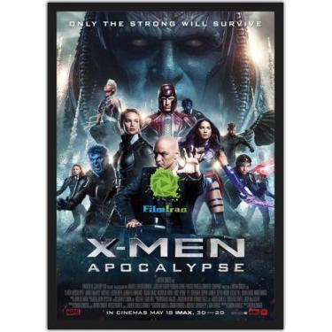 Imagem de Quadro Decorativo X Men Cartaz Cinema Decorações Com Moldura - Vital Q