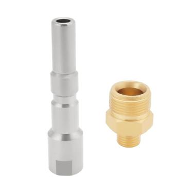 Imagem de Be In Your Mind Adaptador de mangueira de conexão rápida M22 x 1,5 para G1/4 Acoplador de lavadora de pressão M22 compatível com Kranzle, adequado para pistola de alta pressão Kew Nilfisk Alto