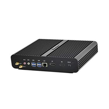 Imagem de KINGDEL Mini Computador Desktop NC860, Mini PC Sem Ventilador com CPU I7 de 10ª Geração, 16 GB RAM, 512 GB SSD, 4K 4096X2304, Porta HD, DP, Caixa Totalmente Metálica, W-11 Pro