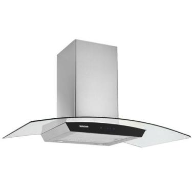 Imagem de Coifa Parede Esmeralda Touch 90 Cm Inox 220V Suggar TP3092THIX, Inox, 