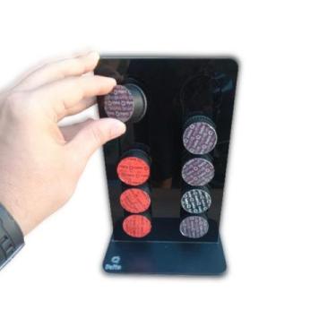 Imagem de Porta Cápsulas de Café em Acrílico Delta Q Preto até 16 Capsulas - Sup