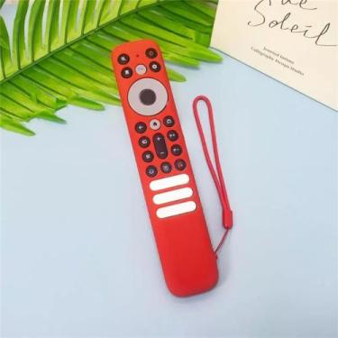 Imagem de capa de controle tv TCL modelos novos, Vermelho