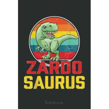 Imagem de Zardo Saurus Family Reunion Last Name Team Funny Custom Notebook: Cute Trendy Dinosaur Wide Ruled Paper Notebook Journal | Pretty Wide Blank Lined ... for Home School College for Writing Notes