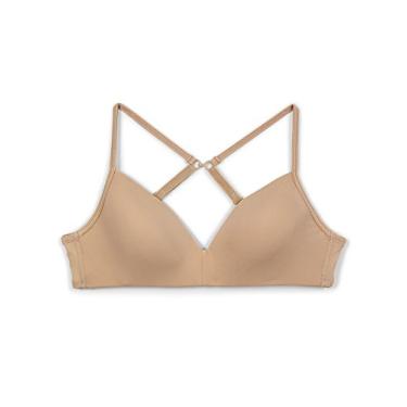 Imagem de Maidenform Sutiã moldado com bojo macio para meninas, Nude., 38B