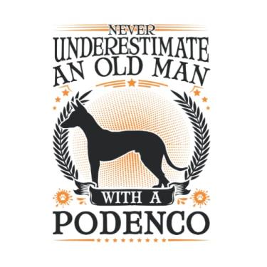 Imagem de Podenco Tagesplaner: Podenco Alter Mann Windhund Ibizan Hound/Kalender 2022 / Wochenplaner Tagesplaner Planer/Planungsbuch To-Do-Liste / 6x9 Zoll / 100 ausfüllbare Seiten