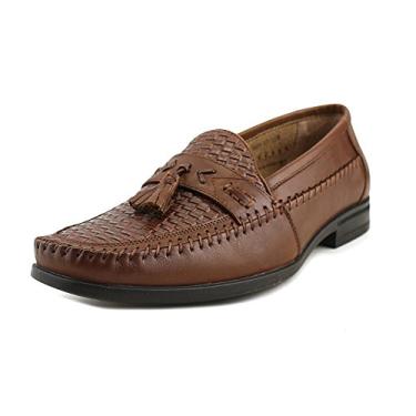 Imagem de Nunn Bush Mocassim masculino de tecido Strafford sem cadar o, Cognac, 9.5