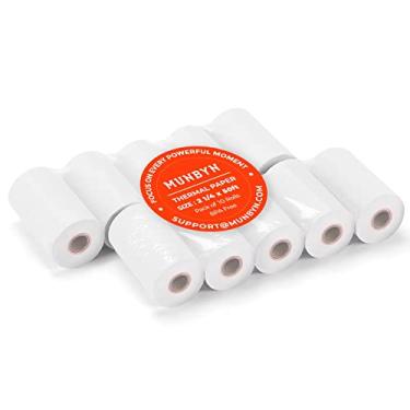 Imagem de Bobinas de papel térmico Munbyn de 57 mm x 15 m (10 Unidades), sem BPA, Compatível com Terminais Quadrados e de PDV