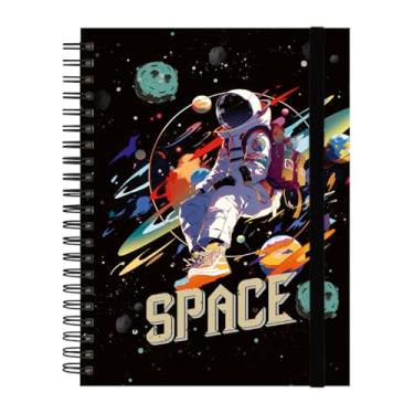 Imagem de Caderno Universitário Plus 10 Matérias Capa Dura Urban Space Colorido