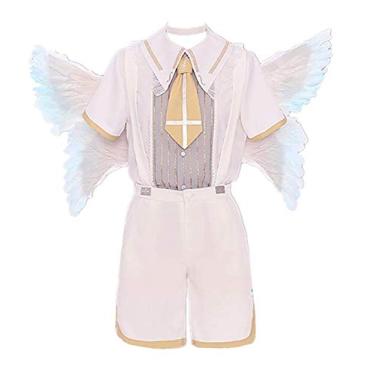 Imagem de Grand Duke Ciel Phantomhive Cosplay Costume Angel Costume Suit Halloween Cosplay Costume Full Set (Costume,Female S)