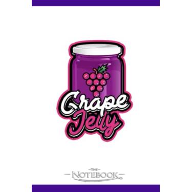 Imagem de Grape Jelly Fruit Grapes Wine Glass, Juices Notebook: Planner, Diary, Lined College Ruled Paper 120 Lined | 6 x 9 inches Notebook, Note Pad, Notes