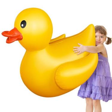 Imagem de Boia Inflável de Pato Hungdao - 4 Pés - Para Festa Infantil de Verão