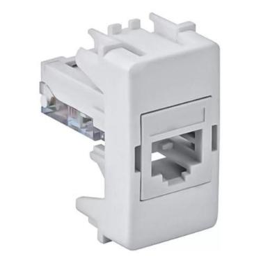 Imagem de Módulo Tomada Informática Rj45 Cat5E Branco Simon 35