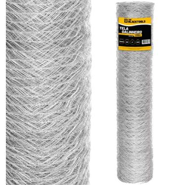 Imagem de Tela Galvanizada Fio 23 1,50x50metros Galinheiro Horta The Black Tools