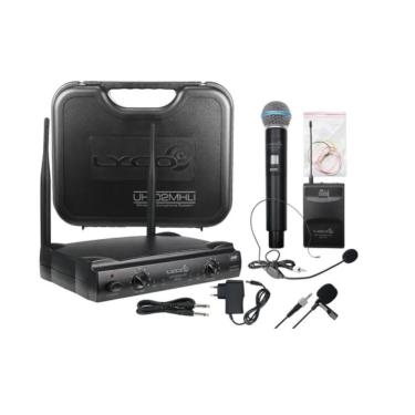Imagem de Microfone sem fio lyco UH02 mhli head/ mao/ lapela