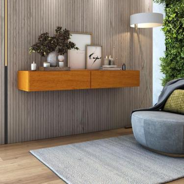 Imagem de Aparador Buffet Suspenso 110cm Em MDF Sala Hall De Entrada - LCN Movei