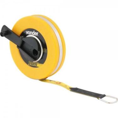 Imagem de Trena de fibra de vidro 10 m com caixa fechada - Vonder