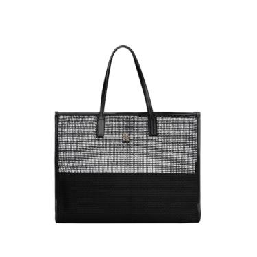 Imagem de Tommy Hilfiger Bolsa feminina de verão, preta, Preto, One Size