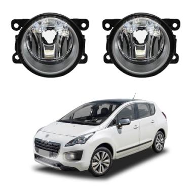 Imagem de Par Farol de Milha para Peugeot 3008 2011 a 2015 Farolete Auxiliar Neblina