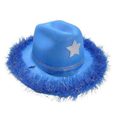 Imagem de Chapeu Cowboy Star - Festas e Fantasias, Azul
