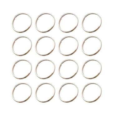 Imagem de 200 peças de anéis divididos em aço inoxidável para cristais de lustre, apanhadores de sol, guirlandas de cristal, cortinas de contas de cristal, fios de cristal, colares, chaves, brincos, fabricação de joias e projeto de artesanato, 14mm, 1